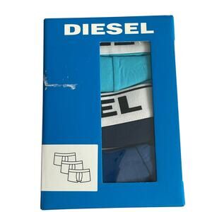 Diesel Men’s Boxer Shorts 3 Pack Size L Stretch Cotton Trunks New In Box